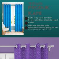 Gambar Gorden jendela polos motif embos ring hordeng Gordyn korden hordeng tirai  pintu kamar Termurah terlaris LP Curtain - Aries, 200x225cm dari BS Home Decor Kab. Bandung Barat 5 Tokopedia