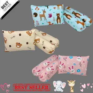 Sarung Bantal Guling Bayi Katun Micro - Nyaman dan Praktis  (SARUNG ONLY) Perlengkapan Tidur