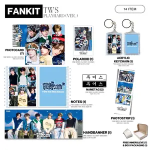 HOLOGRAM FANKIT TWS PLAY HARD 14 ITEM KPOP UNOFFICIAL DOHOON HANJIN JIHOON KYUNGMIN YOUNGJAE