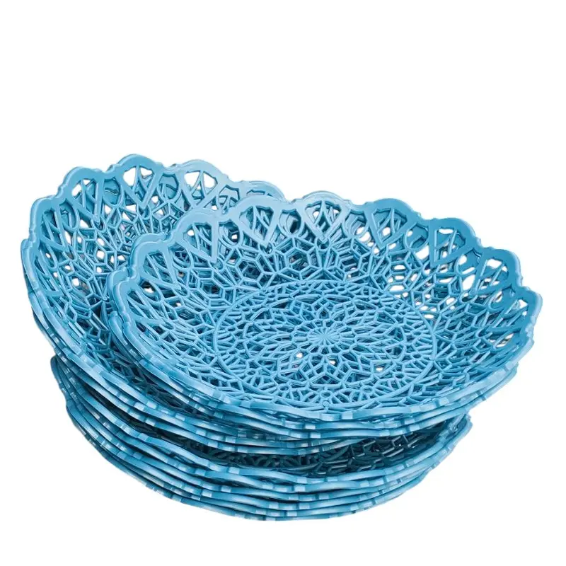 PAKET HEMAT ISI 24 PIRING ROTAN MOTIF Diamond tebal kwalitas Bagus kitchenware 2