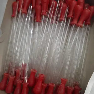 Pipet Kaca 15cm dengan Pegangan Merah untuk Laboratorium dan Kebutuhan Laboratorium