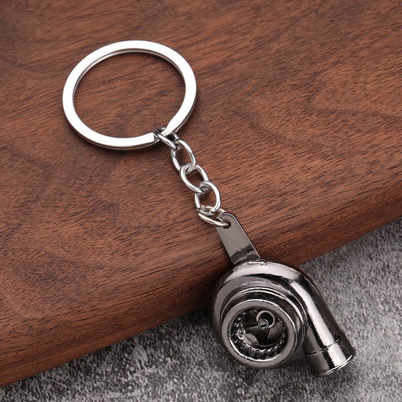 Móc Chìa Khóa Xe Hơi Sáng Tạo, Thời Trang Mới, Mặt Dây Chuyền Kim Loại Turbo, Bán Buôn Móc Khoá Móc Chìa Khoá Women Nhung 3