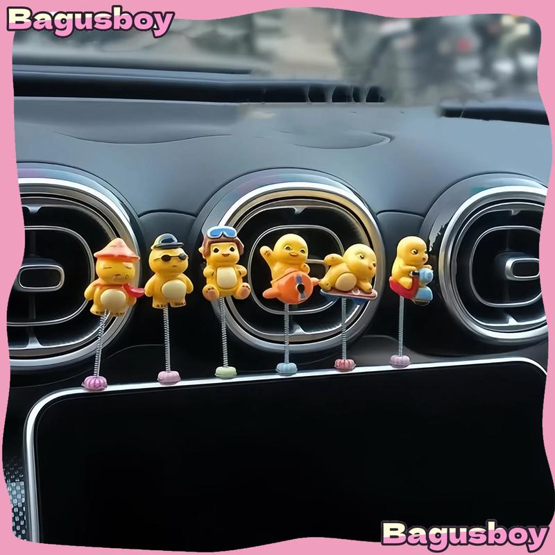 Product Introduction of 【Cod】1Set 6pcsGaya Baru Lucu Nailong Mini Figure  Dekorasi Pajangan Dasbor Mobil Meja Populer Mobil Car Kirim Lem Hadiah 15
