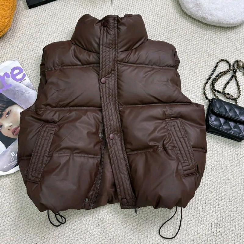Áo phao ghile da form crt.Trần bông 3 lớp cho nữ - Jacket