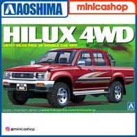 Gambar AOSHIMA 1/24 TOYOTA LN107 HILUX PICK UP DOUBLE CAB 4WD dari minicashop AOSHIMA Kota Administrasi Jakarta Barat 1 Tokopedia