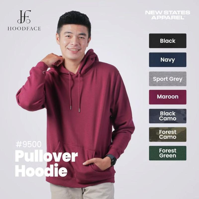 Hoodie Jumper Neutral Color (Polos)  Unisex Size M-XXL ( Pria & Wanita ) Lembut 0