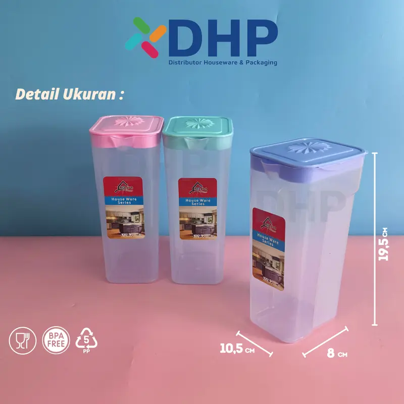 [ALX] Botol Air Kulkas (1 Liter) Water Jug Utsuri Tempat Air Minum 1000ml Plastik MURAH MERIAH Tahan Lama Tidak Mudah Pecah 1