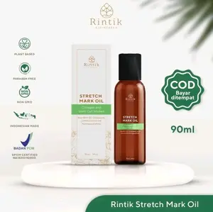 ￼Rintik Strerch Mark Oil Skincare Selulit 0il Memudarkan Stretchmark Original