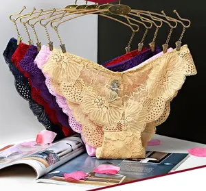 6 PC!!! CD / CELANA DALAM WANITA TRANSPARAN RENDA / BRUKAT CELANA DALAM WANITA  -06