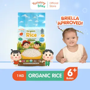 Yummy Bites Organic Rice 1Kg/ Beras Organik/ Beras MPASI Anak