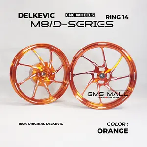 DELKEVIC M8 RING 14 VELG PELAK MOTOR AEROX NMAX NEW VARIO 125/ 150 ABS CBS MIO BEAT SCOOPY