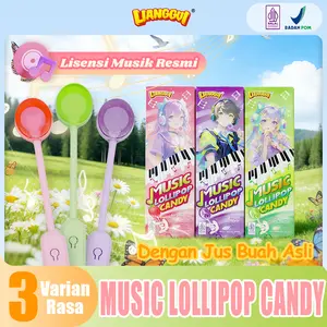 [HALAL]LIANGGUI MUSIC LOLLIPOP(Stroberi,Anggur,Apel)!Nikmati Saat Lebaran!Cocok untuk Menyertai Nonton Drama/Santai di Asrama/Makanan Ringan Baca Bareng Orang Tua, Permen Unik dan Menarik, Tekstur Lembut Tidak Menempel di Gigi, Waktu Tahan Musik Panjang