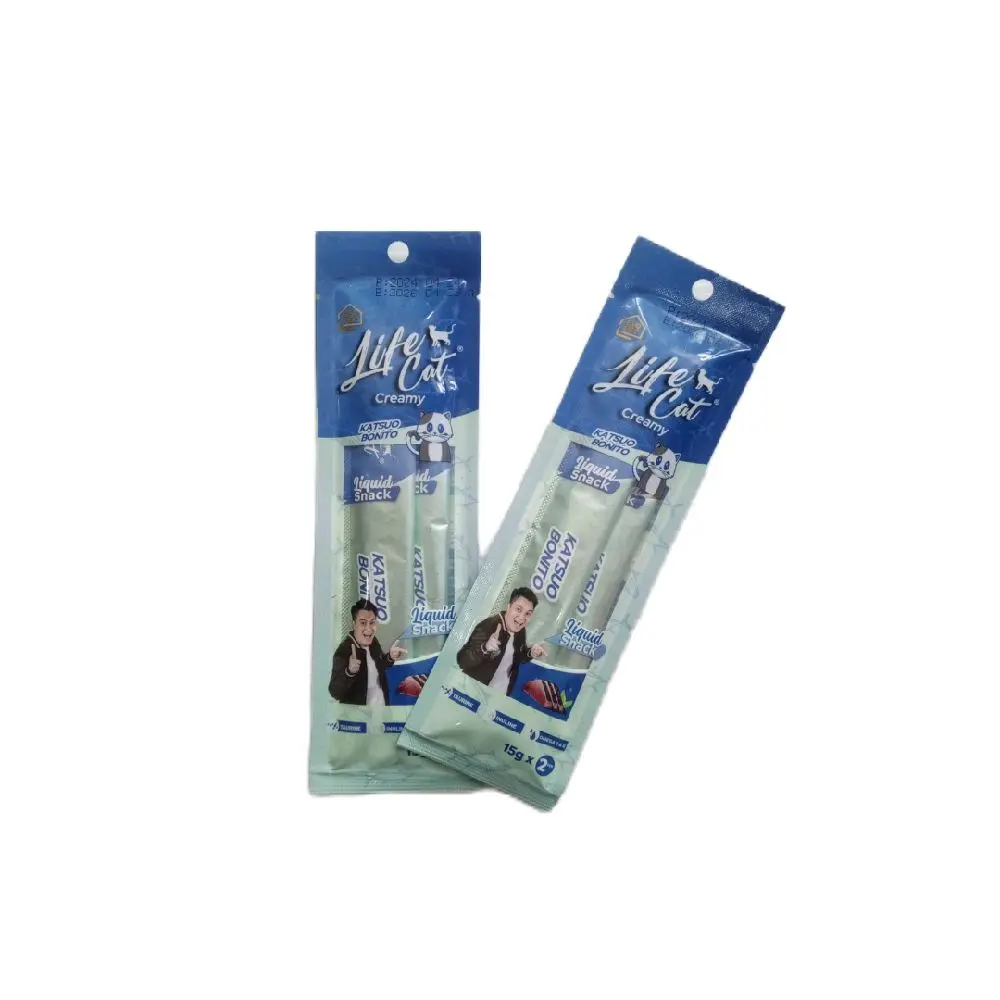 Life Cat Creamy Liquid Snack Katsuo Bonito 15gr x 2pcs