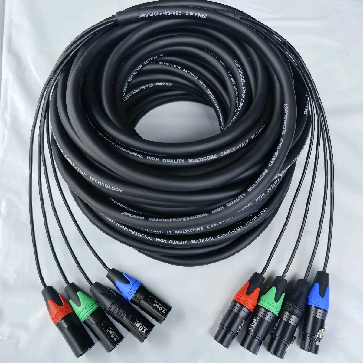 kabel snake SPL audio csa 4 ch lengkap jack xlr male to female