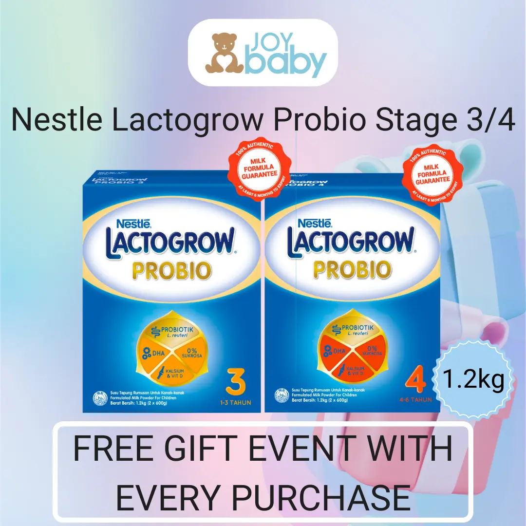 Nestle Lactogrow Milk Formula  (1.2kg refill)(Stage 3/4)