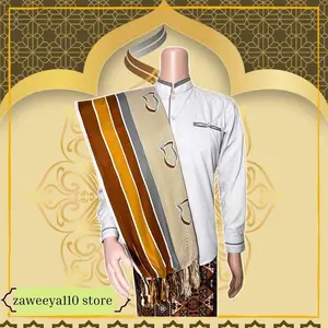 Rida Sorban Motif Terompah Kombinasi Warna