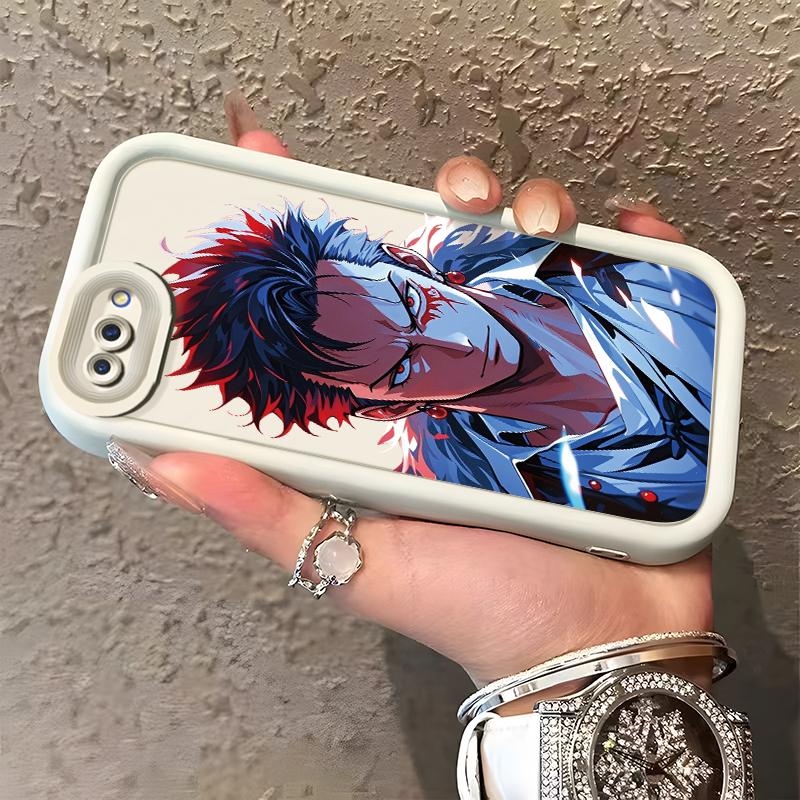 Casing Hp Untuk OPPO A5 A3s A12E Realme C1 Case pola Anime Luffy pelindung Kesing silikon Cesing Softcase kasing pria keren 1