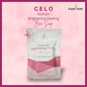 [READY + FREE GIFT] CELO GLYKOJIC BRIGHTENING DOSTING BAR SOAP / SABUN MANDI PEMUTIH PENCERAH BADAN