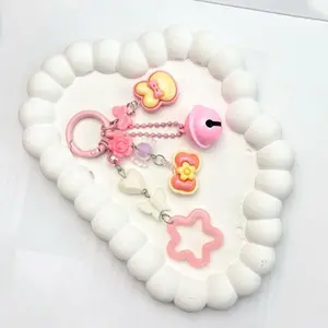 Gantungan Tas Love Bag Charm Lonceng Bunga Bintang