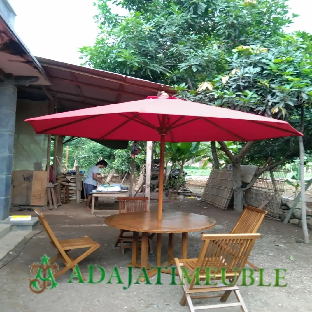 payung meja kursi taman cafe outdoor furniture