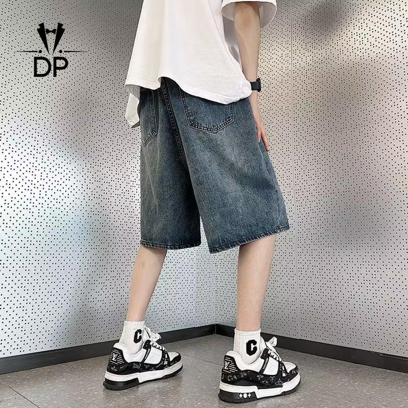 Product Introduction of New Korean fashion men denim shorts young men jeans shorts high grade linen male jeans shorts 27