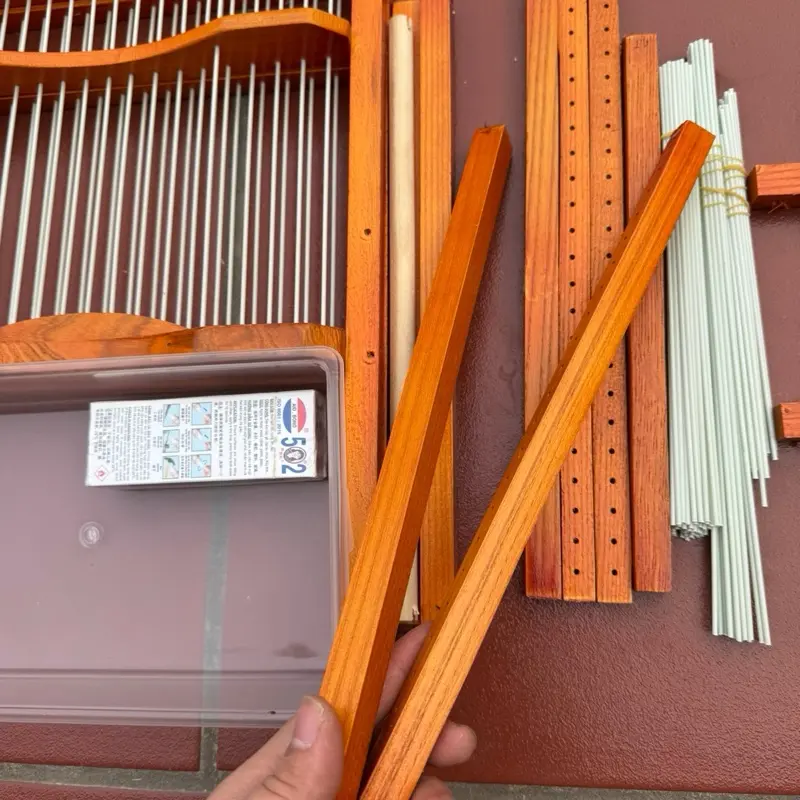 khung tắm mào 3ngăn tự rap được làm từ gỗ tần bì nhập cao cấp , chắc chắn 6