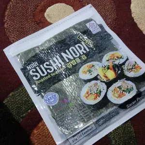 Sushi Nori PUTIH Seaweed Rumput Laut Panggang HALAL 5/10/20/50 Sheets/lembar