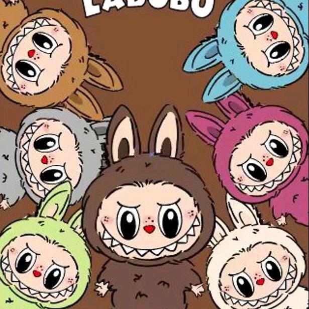 Labubu Tote Bag Tas Bahu Wanita Print Kanvas Totebag Kantong Cewek 4