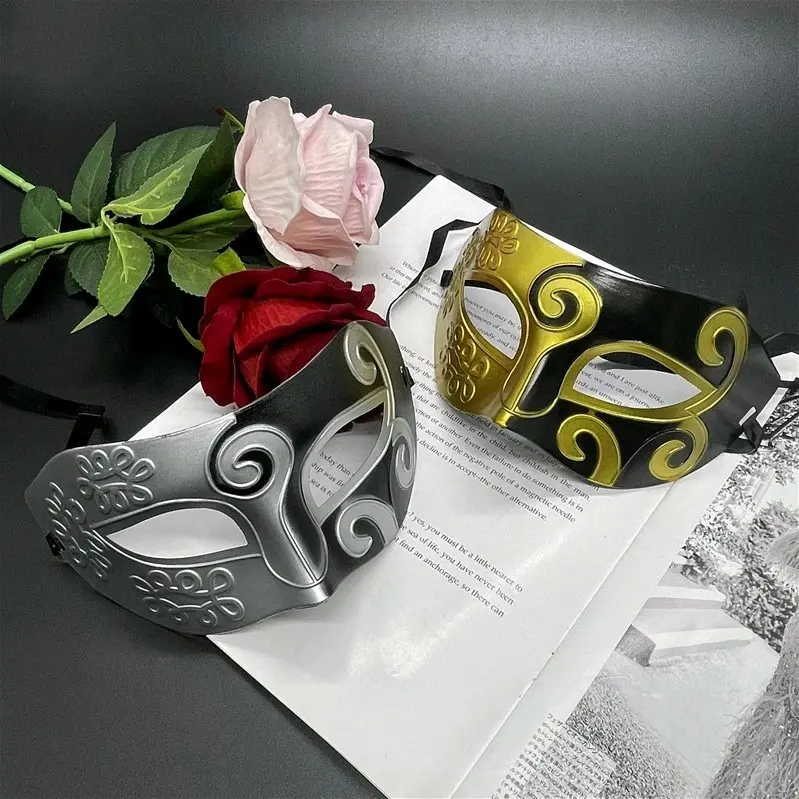 Topeng Pesta Dua Warna Party Mask Pria Wanita Karnaval Festival Halloween