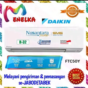 AC DAIKIN 2PK STANDAR FTC 50-YV MADE IN INDONESIA HARGA UNIT ONLY
