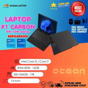 Ocean Laptop Bisnis X1 Carbon 9th 10th Series Core I7 / I5 RAM 8GB / 16GB / 32GB SSD UP TO 1TB Bergaransi