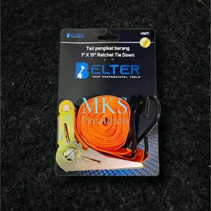 BELTER | tali pengikat barang 1" x 5 Meter | ratchet tie down track belt cargo