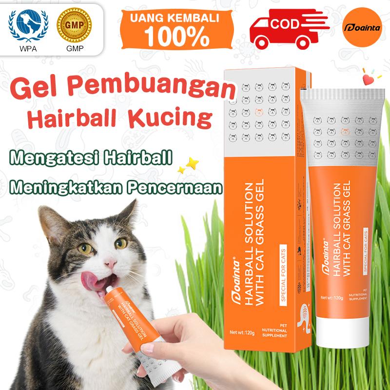 PUAINTA Hairball Gel Kucing Solusi Cegah Muntah Bola Bulu Hairball ...