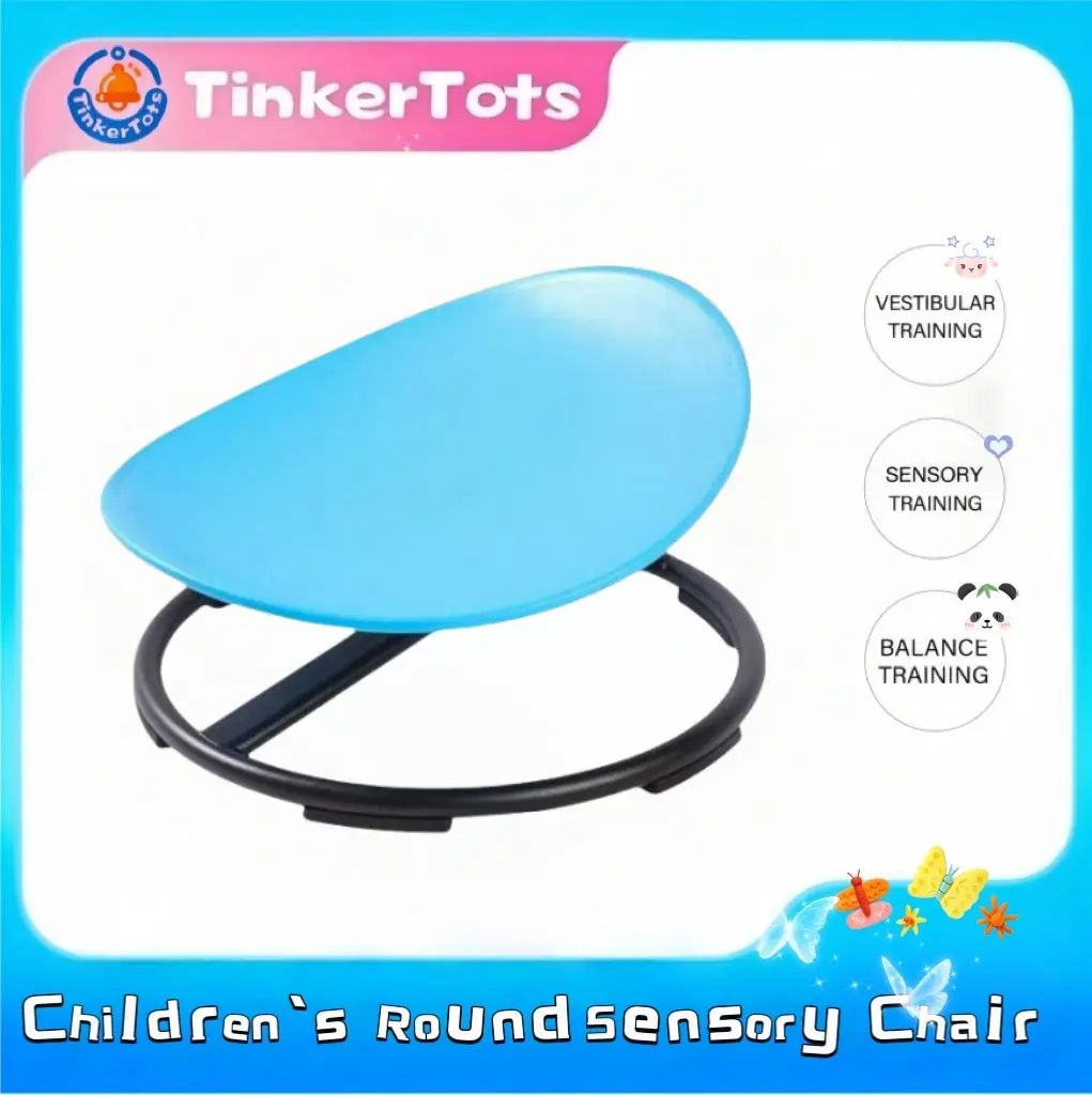 Sensory Spinning Wobble Chair for Kids, Rocking Sensory Chair for Ages 3+, Anxiety Relief Spinning Toys,Autism toys