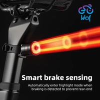 Gambar ROCKBROS Q5-Mini Lampu Rem Otomatis Sensor Pintar Belakang Sepeda 2 Braket IPx6 Tahan Air USB Tipe-C  Bicycle MTB Road Bike Smart Auto Brake Sensing Light IPx6 Waterproof Type-C Charging Taillight Bike Rear Light Q5Mini 24720013001 dari Wof Wheel of Fortune Official Kab. Tangerang 5 Tokopedia