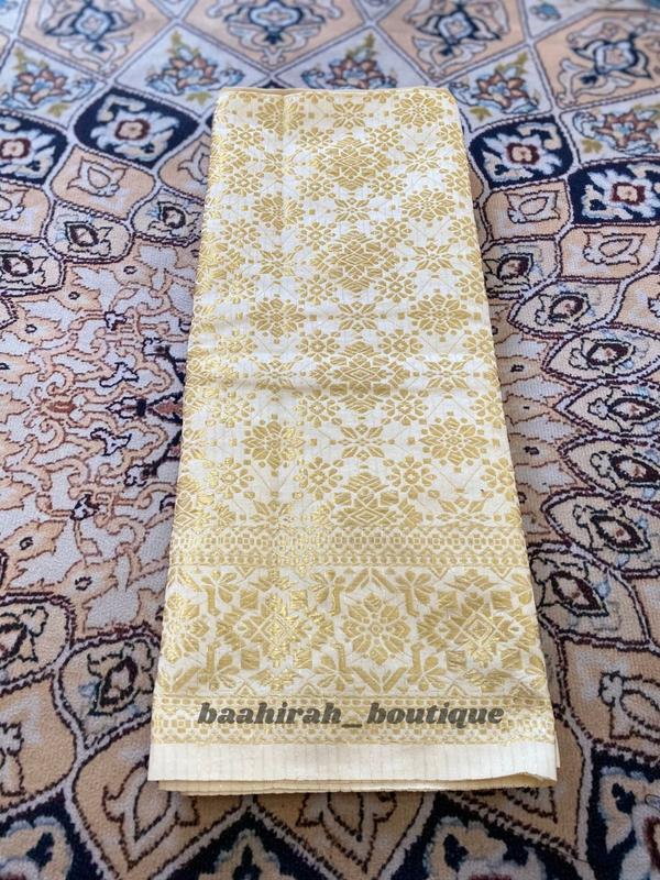 Tanjak Dan Rumpak Dewasa Sarung Songket Khas Palembang Asli Adat Melayu Riau Malaysia Modern Mewah 4