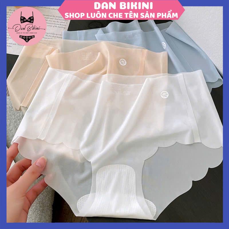 Set 5-10 Quần Lót Nữ Su Lụa Tàng Hình Siêu Mỏng 1029-1101 Không Đường May Mềm Nhẹ Thoáng Mát