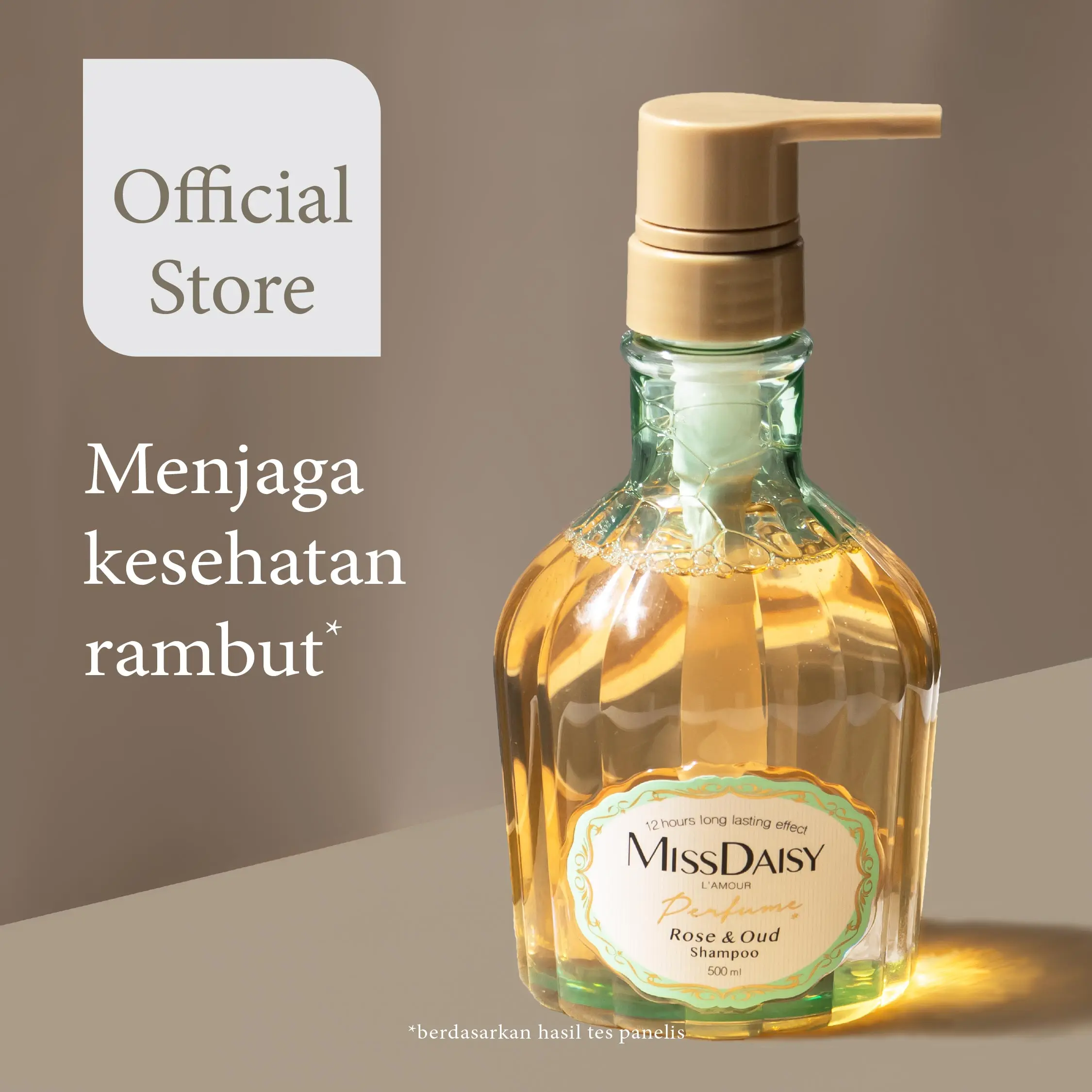 [Shampoo] Miss Daisy Rose & Oud | Anti Ketombe | Rontok | Lepek | Berminyak | French Perfume Shampoo | BPOM | Gentle Shampoo