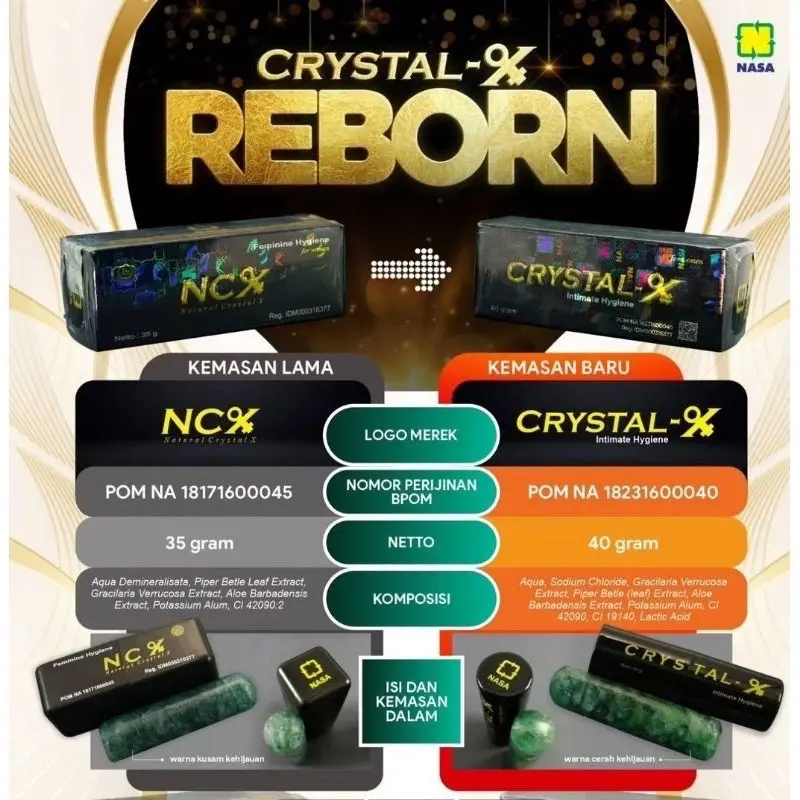 NCX ( Crystal-X ) Natural Nusantara ( NASA ) 0