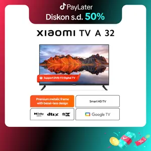 Xiaomi TV A 32 | Dolby DTS Audio | Premium Metalic Frame | Bezel-Less Design | Smart HD TV [ Official Store ]