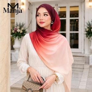 【Ready Stock MY】Ombre Modal Shawl Tudung Soft Flowy Muslim Hijab for Women