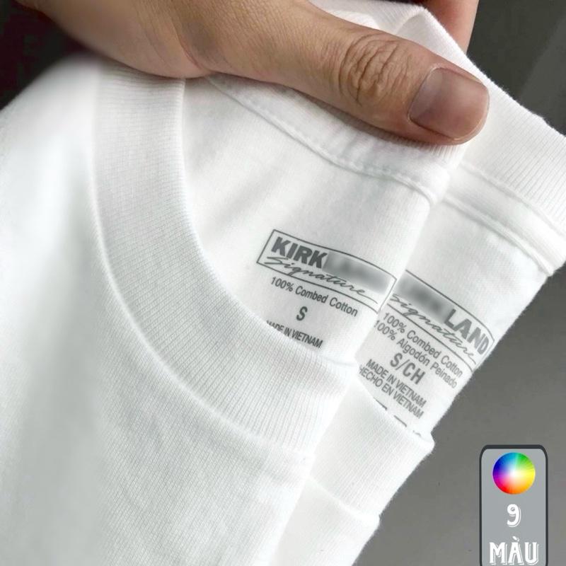 [MUA 2 TẶNG 1] Áo thun trơn Kirk.L-A-N-D Unisex Oversize [Nam,Nữ] - Áo phông cổ tròn 0