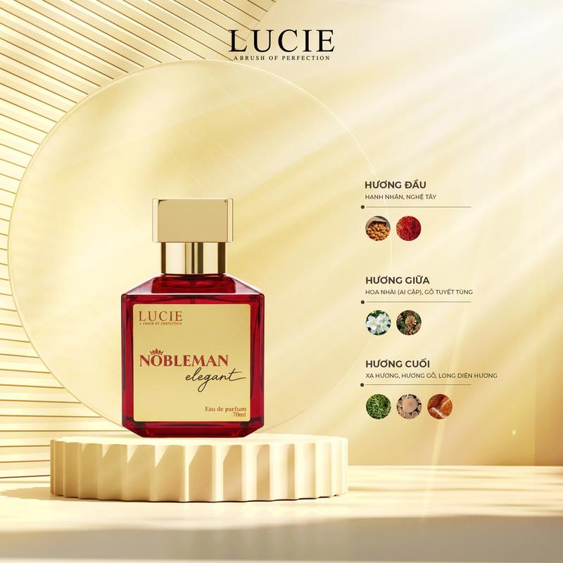 LUCIE Perfume- Nước hoa Nam Nobleman 70ml hương thơm Sang trọng Nổi bật Thu hút lưu hương dài lâu