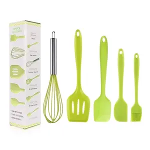 Spatula Silicon Anti Panas | Set Spatula 5 Pcs EASY BAKING