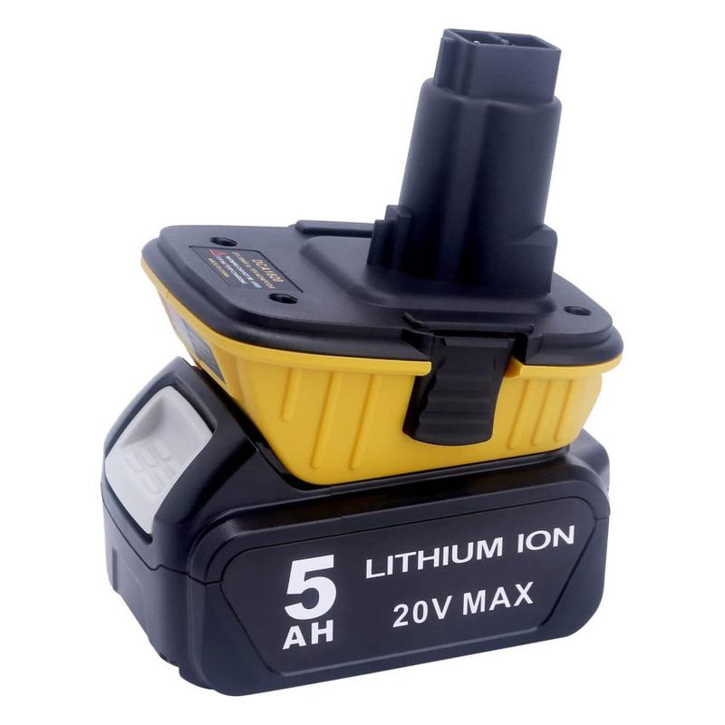 Product Introduction of DCA1820 USB Adapter for Dewalt 18V Tools Convert Dewalt 20V Lithium  to Dewalt 18V NiCad NiMh Replacement  Tools 38