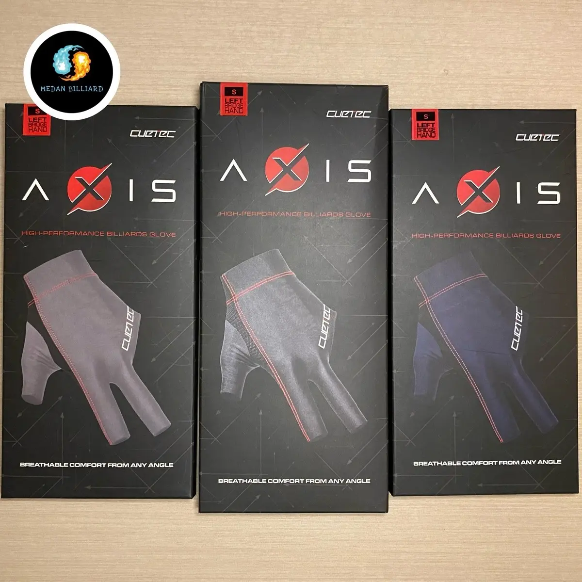 Cuetec Axis Glove - S - BLACK