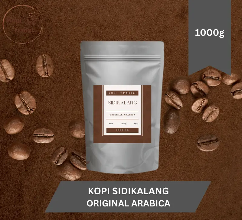 Kopi Bubuk Sidikalang Original Arabica 1000 gr (1kg) 0