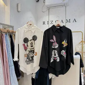 [Rizcama]~Atasan karakter wanita Baju Panjang
