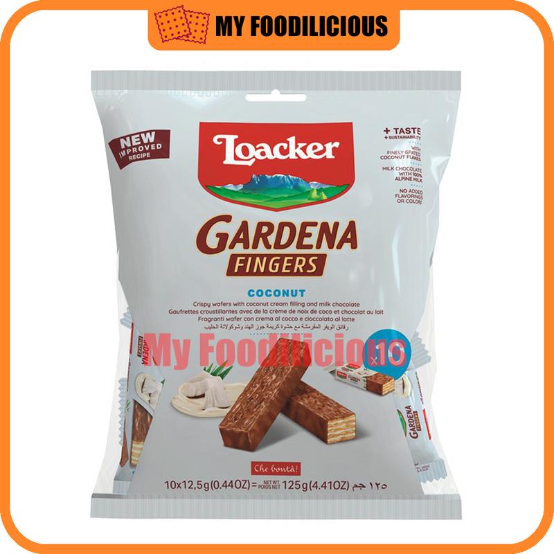 Product Introduction of <SG Ready Stock>Loacker Gardena Fingers Biscuit Hazelnut/Coconut/Chocolate 125g snack 0