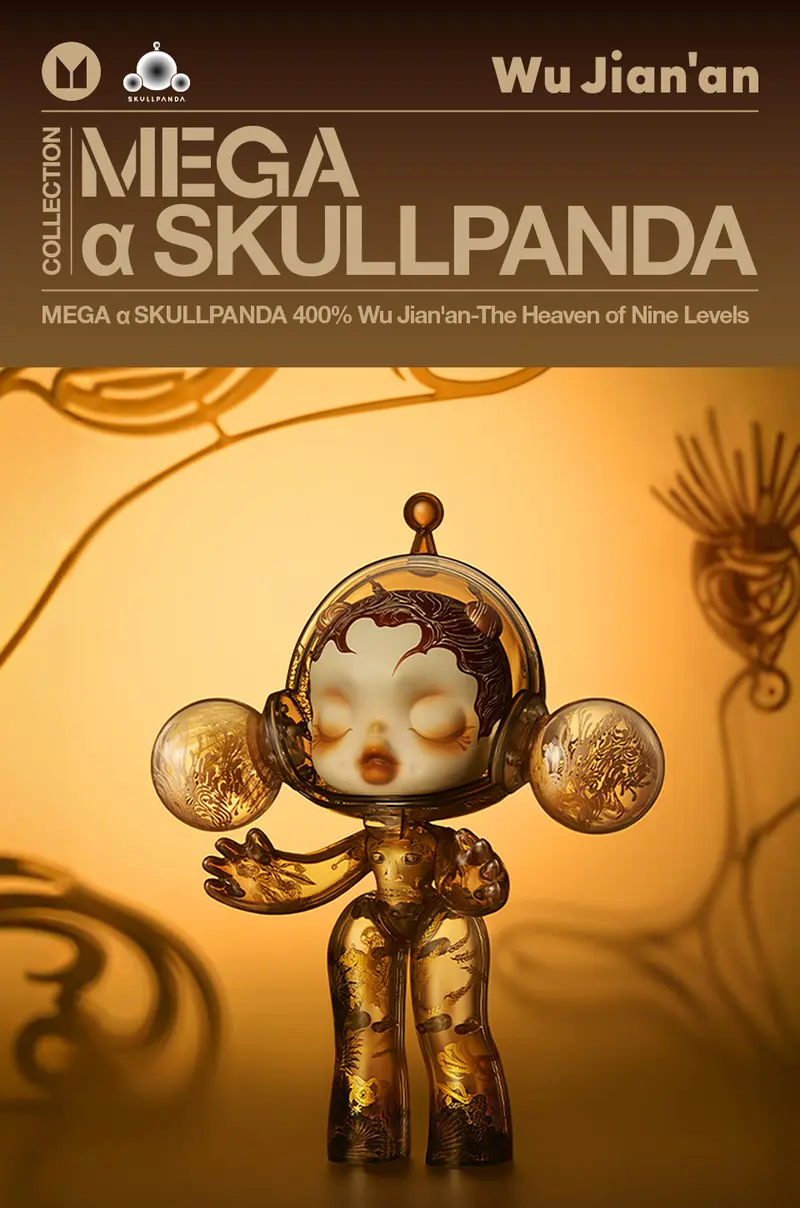 MEGA α SKULLPANDA 400% Wu Jian’an POP MART MEGA α SKULLPANDA 400% Wu Jian'an-The Heaven of Nin